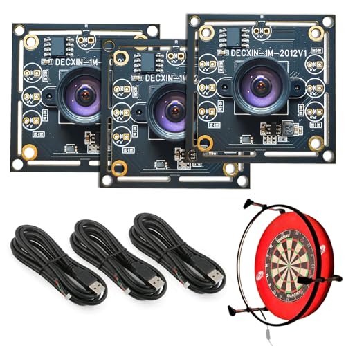 OV9732 Kameramodul 100 Grad 3er Set, Kompatibel mit Autodart Kamerasystem mit 2 m Kabel, 1280 X 720, 30 Fps, USB-Treiber OV9732 Kameramodul 100 Grad 3er Set, Kompatibel mit Autodart Kamerasystem mit 2 m Kabel, 1280 X 720, 30 Fps, USB-Treiber von Zilchx