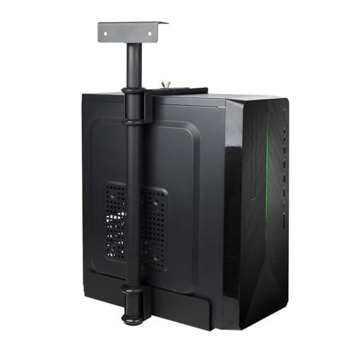 PC Halterung Unter Schreibtisch, Computer Aufhängung Halter für Untertisch, Vollständiges Stahlmaterial, bis zu 35 kg, 360° Drehbar, Höhe Verstellbar 50-530 mm für den meisten Hosts (Schwarz 360°) PC Halterung Unter Schreibtisch, Computer Aufhängung Halter für Untertisch, Vollständiges Stahlmaterial, bis zu 35 kg, 360° Drehbar, Höhe Verstellbar 50-530 mm für den meisten Hosts (Schwarz 360°) von Zilchx