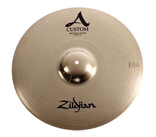 Zildjian A Custom Series - 18" Medium Crash Cymbal - Brilliant Finish Assorted Colors von Zildjian