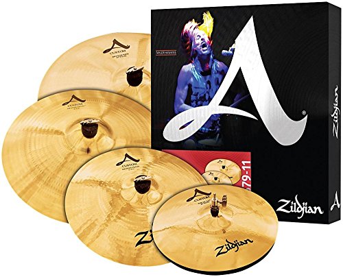 Zildjian A Custom Series Cymbal Box Set - 14" Hi-Hats, 16"/18" Crash, 20" Medium Ride von Zildjian