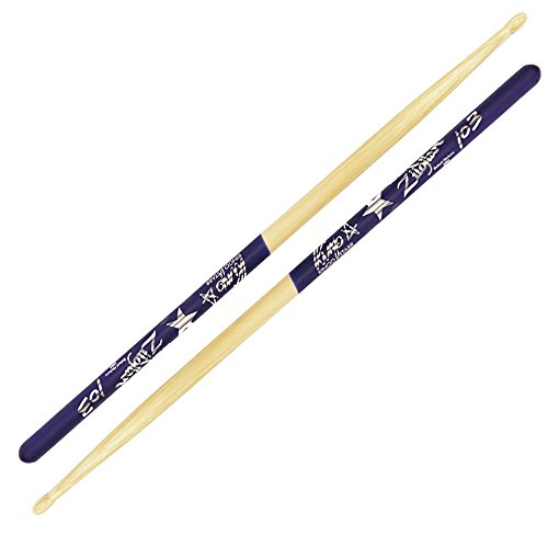 Zildjian Artist Series Hickory Drumsticks - Ringo Starr - Wood Tip - Purple DIP von Zildjian