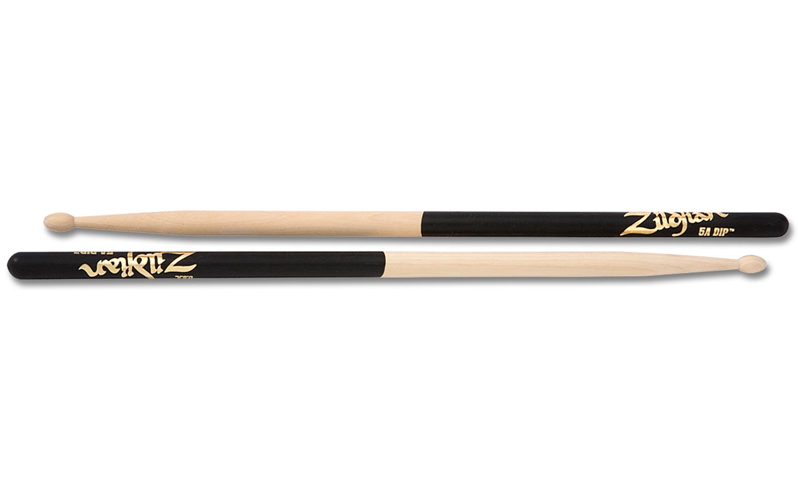 Zildjian Drumsticks 5A Wood Dip Serie, schwarz von Zildjian