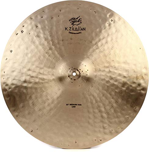 Zildjian K Constantinople Series - 22" Medium Thin Low Ride Cymbal, Bronze von Zildjian