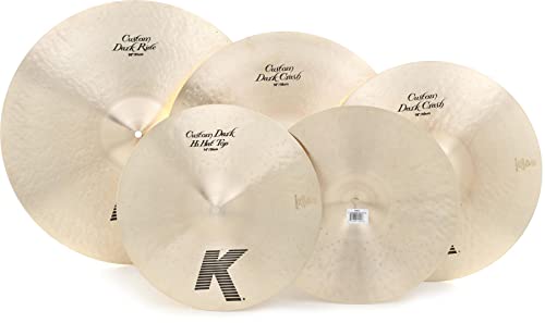 Zildjian K Custom Series Dark Cymbal Box Set - 14" Hi-Hats, 16"/18" Crash, 20" Ride von Zildjian