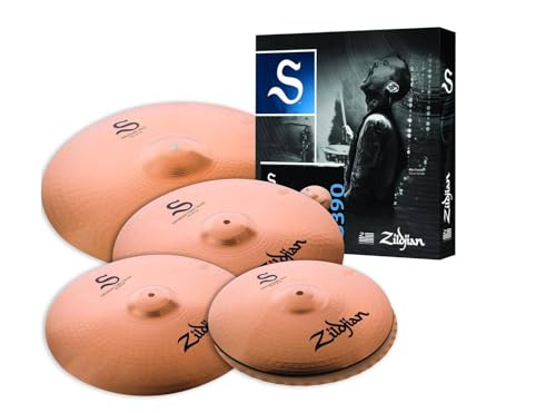 Zildjian S Family Series Performer Cymbal Box Set - 14 Zoll Hi-Hats, 16 Zoll/18 Zoll Crash, 20 Zoll RIDE von Zildjian