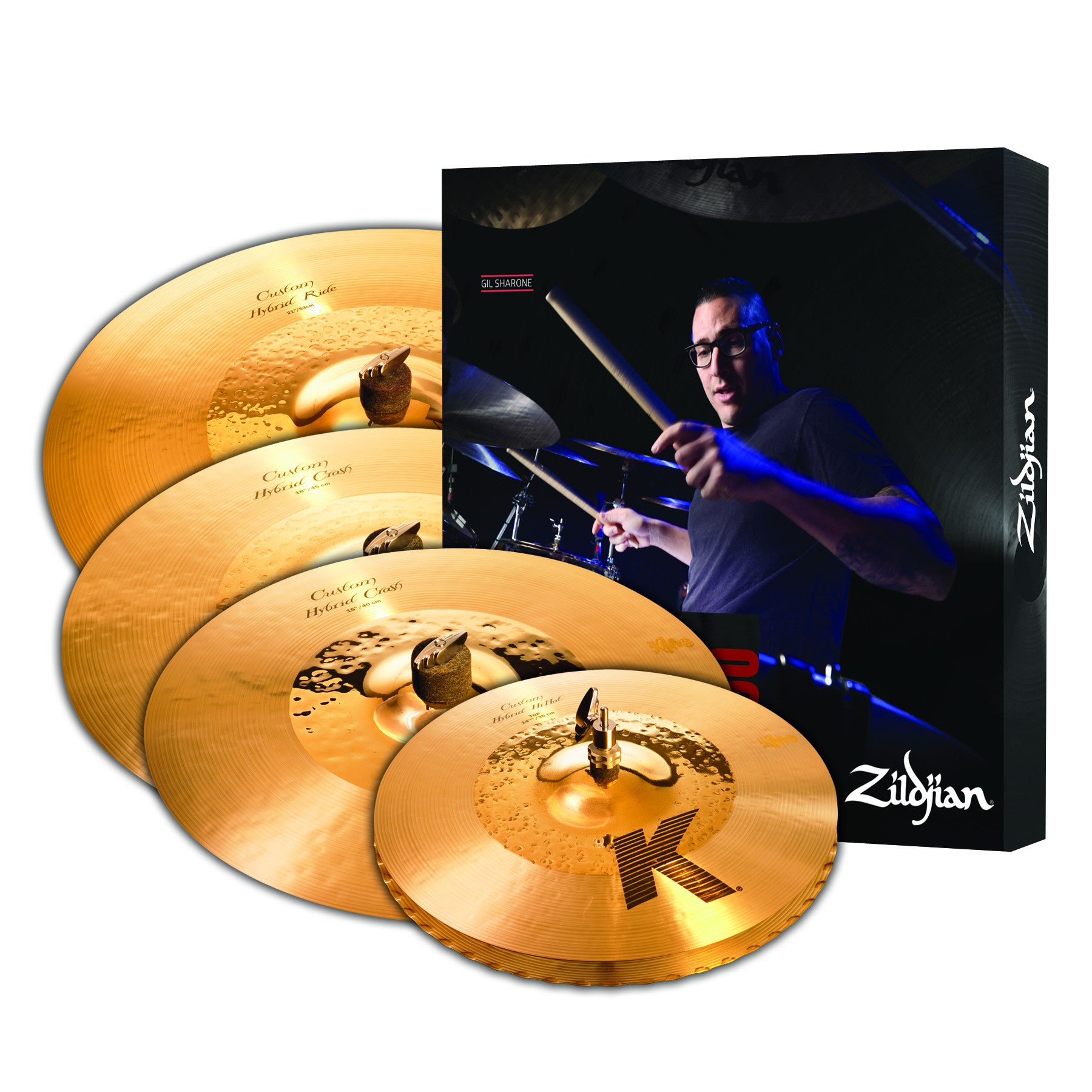 Zildjian ZIK1250 K Custom Hybrid Beckenset Zildjian ZIK1250 K Custom Hybrid Beckenset von Zildjian