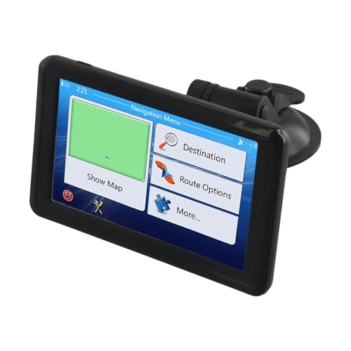 Zilimontt 12,7 cm (5 Zoll) TFT-Touchscreen, Auto-GPS-Navigationssystem, Auto-Navigation, unterstützt Audio-Ausgang vom Navigator zum Autoradio (Südamerika) von Zilimontt