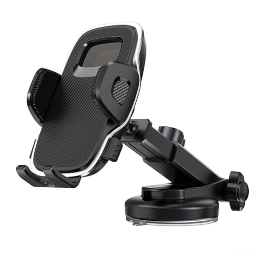 Zilimontt Kfz-Handyhalterung, 4-Lock-Schutzsystem, Lüftungsschlitz-Halterung, 360 Grad drehbar, Handy-Ständer mit rutschfestem Silikon für Armaturenbrett-Navigation (Typ 2) von Zilimontt