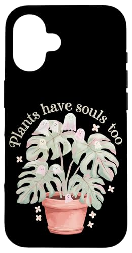 Niedliche Geister Pflanze Kawaii Ästhetik Cottagecore Hülle für iPhone 16 Niedliche Geister Pflanze Kawaii Ästhetik Cottagecore Hülle für iPhone 16 von Zimmerpflanze Naturliebhaber Halloween Geschenk