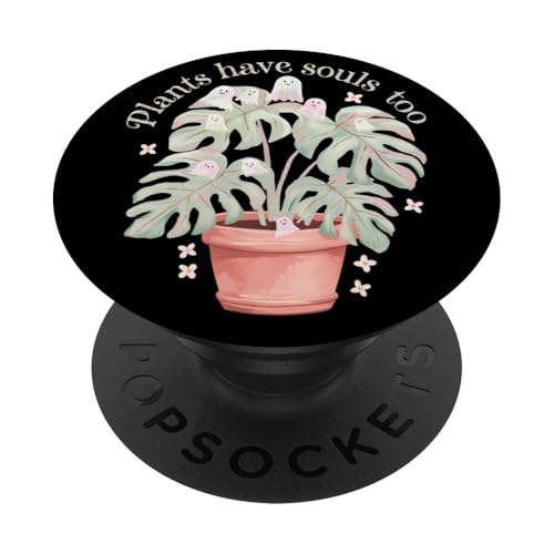 Niedliche Geister Pflanze Kawaii Ästhetik Cottagecore PopSockets Klebender PopGrip Niedliche Geister Pflanze Kawaii Ästhetik Cottagecore PopSockets Klebender PopGrip von Zimmerpflanze Naturliebhaber Halloween Geschenk