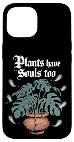 Niedliche Geister Pflanze Monstera Ästhetik Cottagecore Hülle für iPhone 15 Niedliche Geister Pflanze Monstera Ästhetik Cottagecore Hülle für iPhone 15 von Zimmerpflanze Naturliebhaber Halloween Geschenk