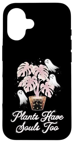 Niedliche Geister Pflanze Monstera Ästhetik Cottagecore Hülle für iPhone 16 Niedliche Geister Pflanze Monstera Ästhetik Cottagecore Hülle für iPhone 16 von Zimmerpflanze Naturliebhaber Halloween Geschenk