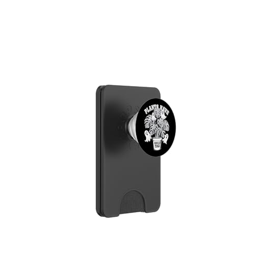 Niedliche Geister Pflanze Monstera Ästhetik Cottagecore PopSockets PopWallet für MagSafe von Zimmerpflanze Naturliebhaber Halloween Geschenk