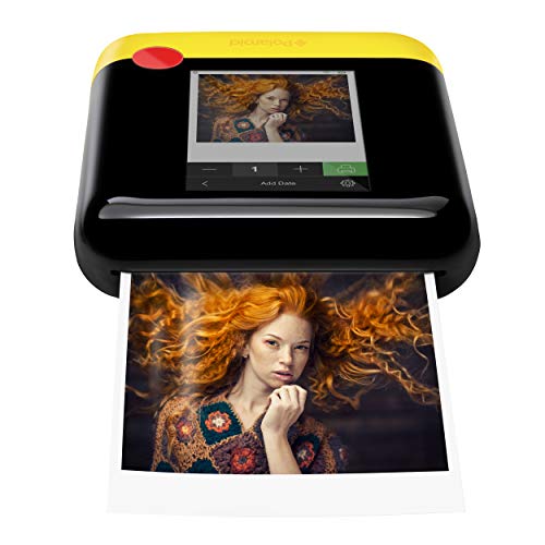Polaroid WiFi Wireless 3x4 Mobiler Fotodrucker (gelb) mit LCD-Touchscreen, kompatibel mit iOS & Android. von Zink