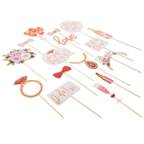Zink 23-teiliges Fotoautomaten-Set für Brautpartys – 23 roségoldene Fotoautomaten-Sets für Junggesellinnenabschiede, Brautpartys, Mädelsabende usw. Zink 23-teiliges Fotoautomaten-Set für Brautpartys – 23 roségoldene Fotoautomaten-Sets für Junggesellinnenabschiede, Brautpartys, Mädelsabende usw. von Zink