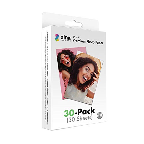 Zink Premium-Fotopapier, 5,1 x 7,6 cm, kompatibel mit Polaroid Snap, Snap Touch, Zip und Mint-Kameras und Druckern von Zink