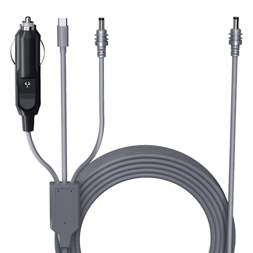 Zinweyton Starlink Mini Kabel 15FT/ 5M, 3 in 1 Stromkabel mit USB C, Autoladegerät Adapter und DC Port für Starlink Mini Zinweyton Starlink Mini Kabel 15FT/ 5M, 3 in 1 Stromkabel mit USB C, Autoladegerät Adapter und DC Port für Starlink Mini von Zinweyton