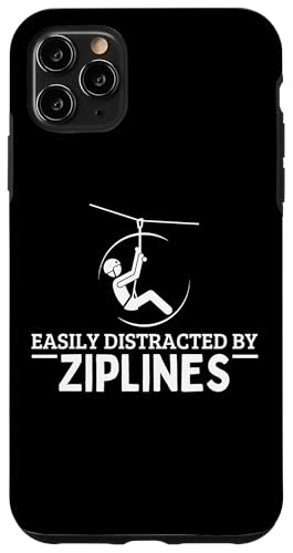 Leicht abgelenkt durch Ziplines lustiges Ziplining Hülle für iPhone 11 Pro Max Leicht abgelenkt durch Ziplines lustiges Ziplining Hülle für iPhone 11 Pro Max von Zip Line Gifts For Backyard Zipline Fans