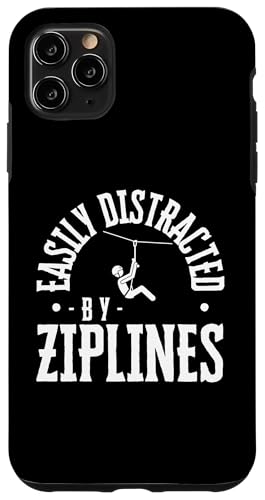 Leicht abgelenkt durch Ziplines lustiges Ziplining Hülle für iPhone 11 Pro Max Leicht abgelenkt durch Ziplines lustiges Ziplining Hülle für iPhone 11 Pro Max von Zip Line Gifts For Backyard Zipline Fans