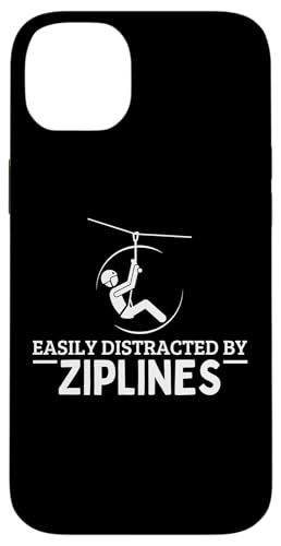 Leicht abgelenkt durch Ziplines lustiges Ziplining Hülle für iPhone 14 Plus Leicht abgelenkt durch Ziplines lustiges Ziplining Hülle für iPhone 14 Plus von Zip Line Gifts For Backyard Zipline Fans