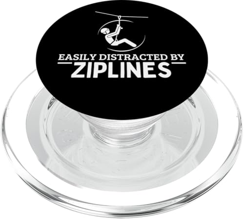 Leicht abgelenkt durch Ziplines lustiges Ziplining PopSockets PopGrip für MagSafe Leicht abgelenkt durch Ziplines lustiges Ziplining PopSockets PopGrip für MagSafe von Zip Line Gifts For Backyard Zipline Fans