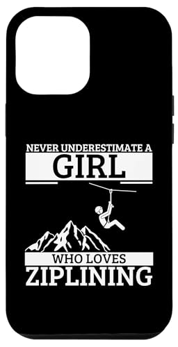 Unterschätze niemals ein Mädchen, das Ziplining für Frauen liebt | Zipline Hülle für iPhone 12 Pro Max Unterschätze niemals ein Mädchen, das Ziplining für Frauen liebt | Zipline Hülle für iPhone 12 Pro Max von Zip Line Gifts For Backyard Zipline Fans