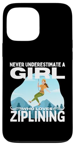 Unterschätze niemals ein Mädchen, das Ziplining für Frauen liebt | Zipline Hülle für iPhone 13 Pro Max Unterschätze niemals ein Mädchen, das Ziplining für Frauen liebt | Zipline Hülle für iPhone 13 Pro Max von Zip Line Gifts For Backyard Zipline Fans