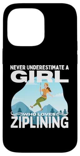 Unterschätze niemals ein Mädchen, das Ziplining für Frauen liebt | Zipline Hülle für iPhone 14 Pro Max Unterschätze niemals ein Mädchen, das Ziplining für Frauen liebt | Zipline Hülle für iPhone 14 Pro Max von Zip Line Gifts For Backyard Zipline Fans