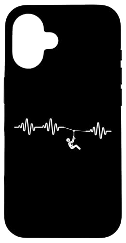 Ziplining Herzschlag Mann Frau Stolz Lustige Zipline Hülle für iPhone 16 Ziplining Herzschlag Mann Frau Stolz Lustige Zipline Hülle für iPhone 16 von Zip Line Gifts For Backyard Zipline Fans