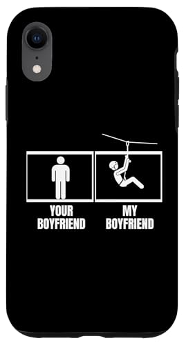 Ziplining Your Boyfriend My Boyfriend Lustige Zipline Hülle für iPhone XR Ziplining Your Boyfriend My Boyfriend Lustige Zipline Hülle für iPhone XR von Zip Line Gifts For Backyard Zipline Fans