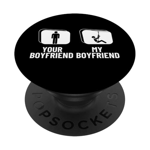 Ziplining Your Boyfriend My Boyfriend Lustige Zipline PopSockets Klebender PopGrip von Zip Line Gifts For Backyard Zipline Fans