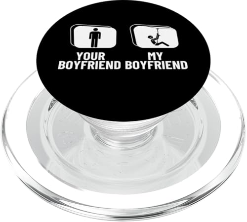 Ziplining Your Boyfriend My Boyfriend Lustige Zipline PopSockets PopGrip für MagSafe Ziplining Your Boyfriend My Boyfriend Lustige Zipline PopSockets PopGrip für MagSafe von Zip Line Gifts For Backyard Zipline Fans