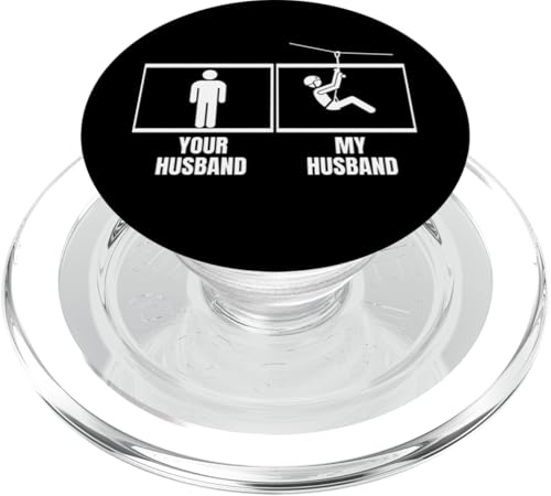 Ziplining Your Husband My Husband Lustige Zipline PopSockets PopGrip für MagSafe Ziplining Your Husband My Husband Lustige Zipline PopSockets PopGrip für MagSafe von Zip Line Gifts For Backyard Zipline Fans