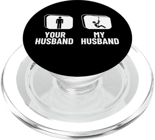 Ziplining Your Husband My Husband Lustige Zipline PopSockets PopGrip für MagSafe Ziplining Your Husband My Husband Lustige Zipline PopSockets PopGrip für MagSafe von Zip Line Gifts For Backyard Zipline Fans