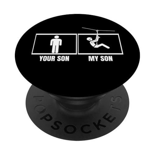 Ziplining Your Son My Son Lustige Zipline PopSockets Klebender PopGrip Ziplining Your Son My Son Lustige Zipline PopSockets Klebender PopGrip von Zip Line Gifts For Backyard Zipline Fans