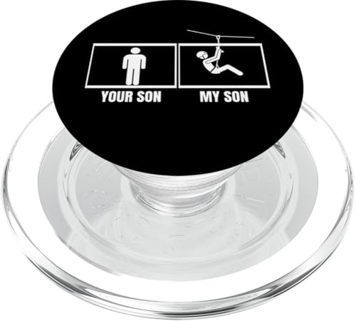 Ziplining Your Son My Son Lustige Zipline PopSockets PopGrip für MagSafe Ziplining Your Son My Son Lustige Zipline PopSockets PopGrip für MagSafe von Zip Line Gifts For Backyard Zipline Fans