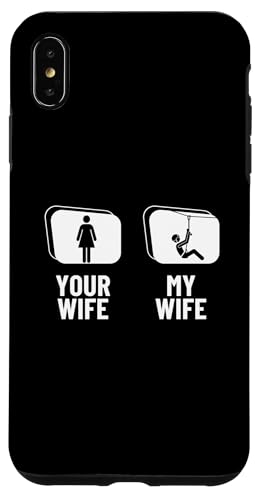 Ziplining Your Wife My Wife Lustige Zipline Hülle für iPhone XS Max Ziplining Your Wife My Wife Lustige Zipline Hülle für iPhone XS Max von Zip Line Gifts For Backyard Zipline Fans