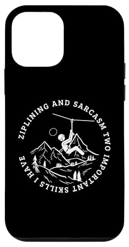 Ziplining und Sarcasm Funny Zipline Hülle für iPhone 12 mini Ziplining und Sarcasm Funny Zipline Hülle für iPhone 12 mini von Zip Line Gifts For Backyard Zipline Fans