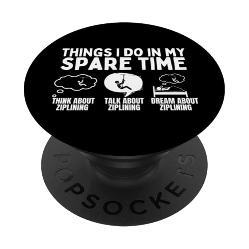 Ziplining: Dinge, die ich in meiner Freizeit mache Lustige Zipline PopSockets Klebender PopGrip Ziplining: Dinge, die ich in meiner Freizeit mache Lustige Zipline PopSockets Klebender PopGrip von Zip Line Gifts For Backyard Zipline Fans