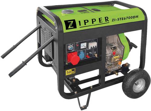 Zipper ZI-STE6700DH Stromerzeuger 6.5kW 230 V, 400V 115kg 4600W von Zipper
