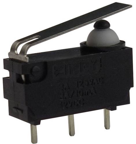 Zippy DW-N3S-01P0D-Z Mikroschalter DW-N3S-01P0D-Z 12 V/DC 3A 1 x Ein/(Ein) tastend von Zippy