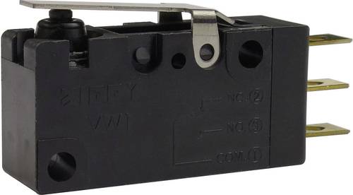 Zippy VW1-P1S1-01D3-Z Mikroschalter VW1-P1S1-01D3-Z 250 V/AC 0.1A 1 x Ein/(Ein) tastend von Zippy