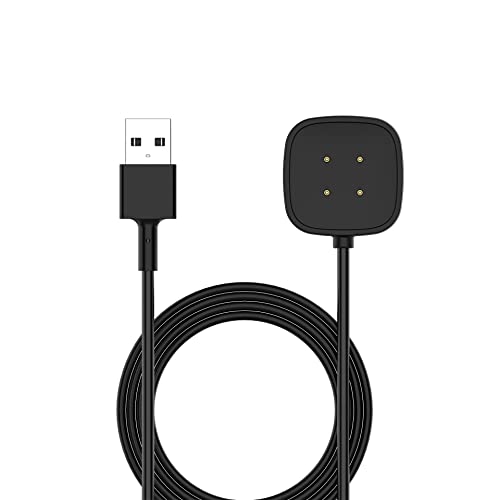 Ziyan 1M USB Ladekabel Kabel Für Fitbit versa3 Sense versa4 sense2 / Sense Smartwatch Watch Magnetisch Ladegerät Dock von Ziyan