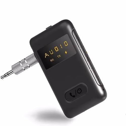 Ziyan 2-in-1 Bluetooth 5.0 Audio Sender Empfänger Stereo, 3.5mm AUX Jack Stereo Musik Wireless Adapter Für Auto PC TV Kopfhörer Lautsprecher von Ziyan