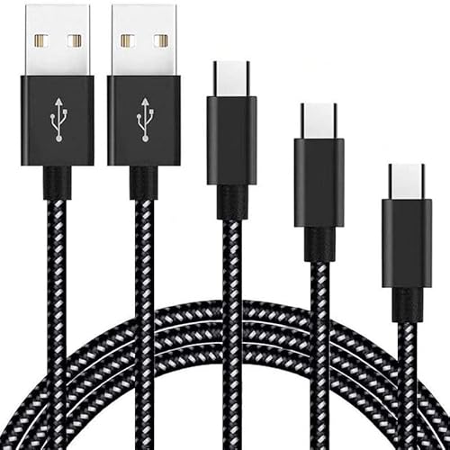 Ziyan 3 Stück 1m USB C Schnellladung Ladekabel Typ C Kabel für Samsung Galaxy S8 S9 S10 S21 Huawei von Ziyan