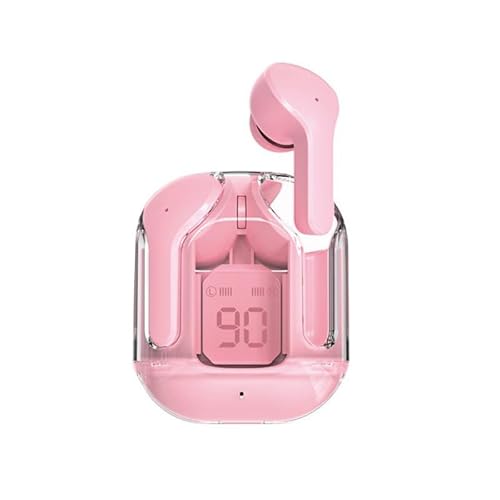Ziyan Bluetooth Kopfhörer, Kopfhörer Kabellos Bluetooth 5.4 In Ear Kopfhörer Sport Gaming Headsets Geräuschreduzierung Ohrhörer Bass Touch Control für Allphone (Pink) von Ziyan