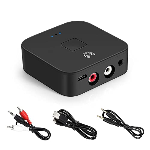 Ziyan NFC Bluetooth 5.0 Empfänger 3.5mm AUX Cinch Buchse HiFi Wireless Audio Adapter Receiver von Ziyan