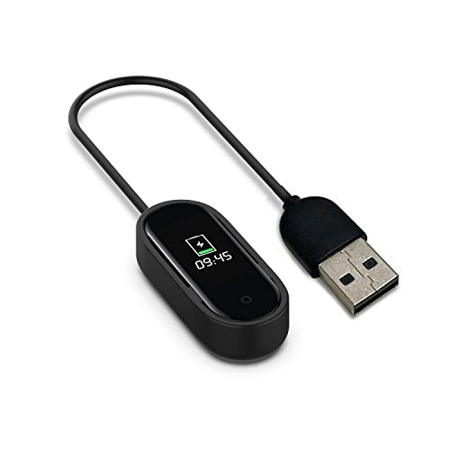 Ziyan USB Ladekabel Ladegerat Fitness Sport Tracker für Xiaomi Mi Band 4 Schwarz von Ziyan