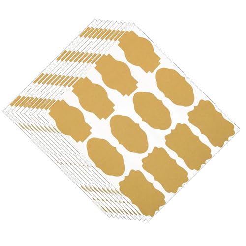 120pcs Ausgefallene Formpapier Etikett Aufkleber Selbstkleber Geschenk Note Für Ätherische Ölgläser Handwerk Und Hausgemachte Artikel von Zktfyshk