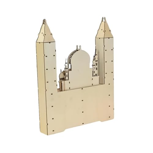 Islamics Home Decors Eid Ramadans Countdown Kalender Wood 30 Schubladen Adventskalender Mit LED Light Muslims Party Decors von Zktfyshk